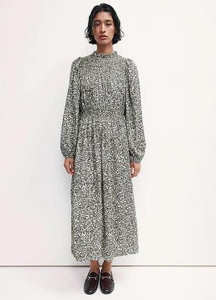 Довга сукня на резинці h&m віскоза