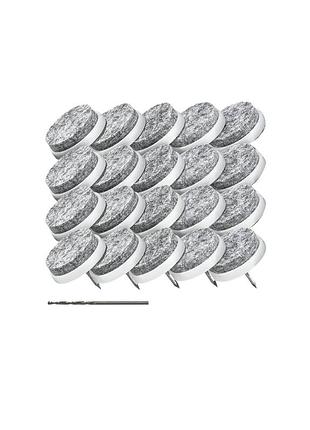 Защитные подкладки для ножек стульев со сверлом 20 шт комбинированный parkside