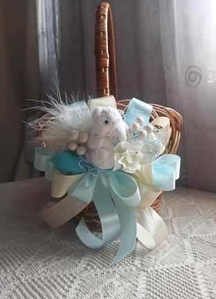 Прикраса на корзину, декор на пасхальний кошик