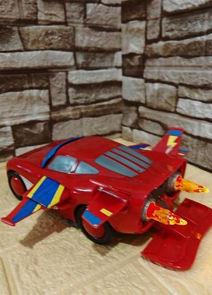 Transforming talking lightning mcqueen hawk interactive flying buddy pixar cars оригинал машина пиксар, редкая, трансформер