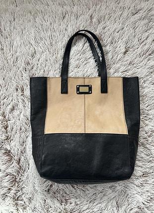 Шопер шкіряний 2