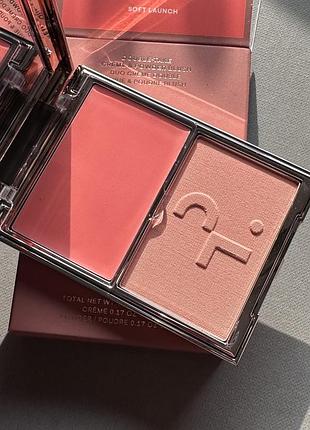 Палетка рум'ян major beauty headlines – double-take crème & powder blush blush duo відтінку soft launch