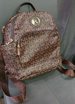 Рюкзак жіночий коричневий маленький 10l