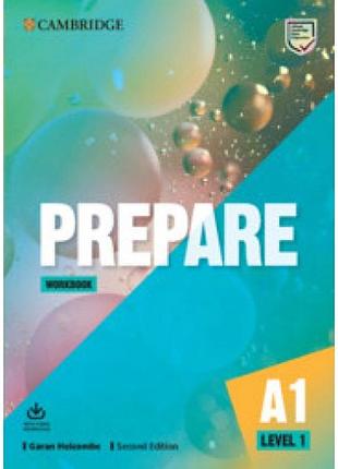 Рабочая тетрадь cambridge english prepare! 2nd edition 1 workbook
