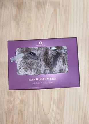 Меховые муфты для рук с грелками внутри от бренда aroma home