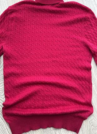 Cashmere merino wool вовняна водолазка пуловер шерсть 100% меріносова l xl