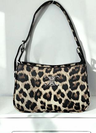 Сумочка жіноча маленька з леопардовим принтом, жіночий клатч, женский клатч, маленькая сумочка