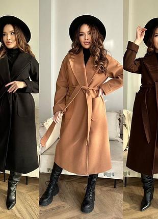 Жіноче пальто женское весеннее весняне кашемірове кашемировое