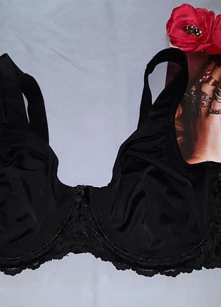 Бюстгальтер бюст бюстик лифчик чашка 90 d 40 d черный безшовный кружевной bpc