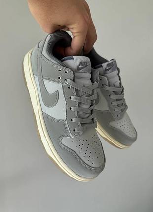 Чудові жіночі кросівки nike sb dunk retro grey сірі