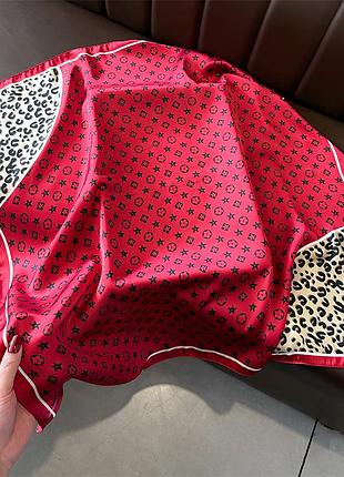 12-236 женский платок бандана шарф повязка на шею сумку голову пластинок косынка