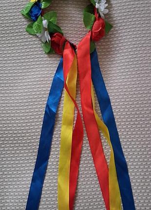 Віночок на обручі з лентами