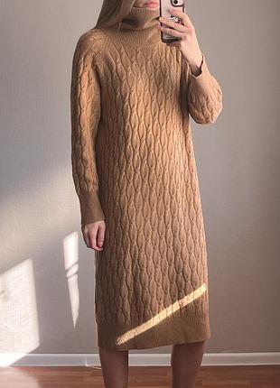 Сукня міді довга тепла кашемірова вовняна вовна кашемір