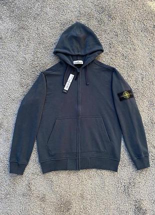 Мужская зип-худи stone island