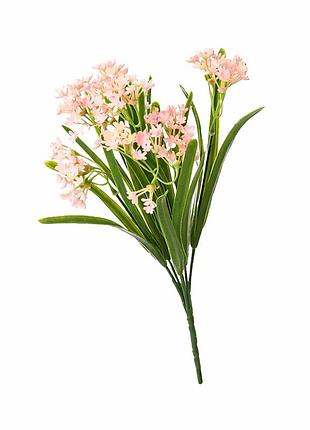 Декоративна гілка з персиковими квітами h34 см – штучна квітуча гілка для декору