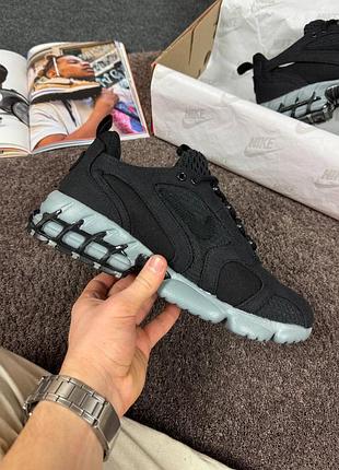 Stussy x nike air zoom spiridon cage 2 'black\cool grey'