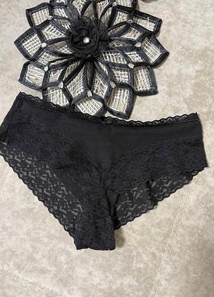 S черные трусики хб secret possesion