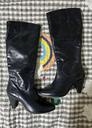 Чоботи шкіряні, осінь / весна