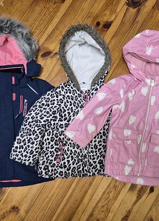Набор осенних курток и дождевик