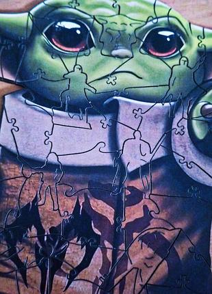 Фігурний дерев'яний пазл йоду а4 3