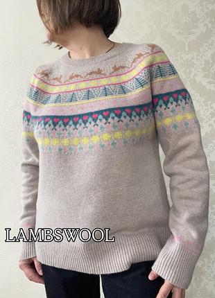 Джемпер з вовни ягнята
