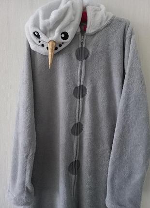Кигуруми пижама комбинезон / снеговик