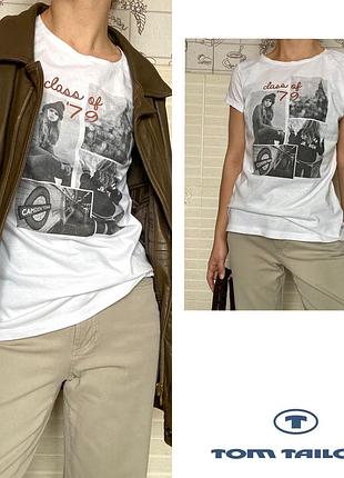 Хлопковая футболка от tom tailor