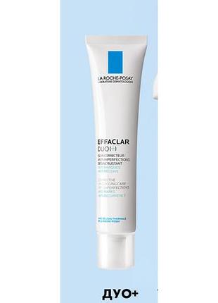 Крем тройного действия -posay effaclar duo + m для коррекции недостатков проблемной кожи 15 мл