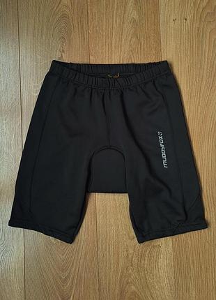 Черные велосипедные шорты/шорты велосипедиста /велошорты