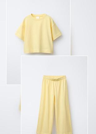 Костюм zara футболка і штани  для дівчинки