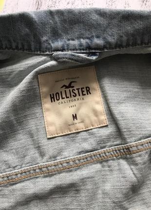 Крута джинсова жилетка безрукавка hollister розмір м2 фото