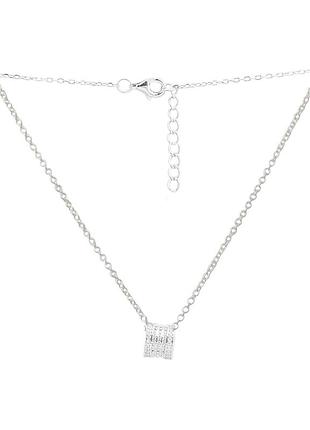 Серебряное колье с фианитами (400-450мм размер) 2161950