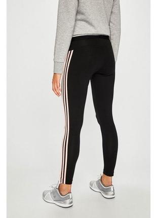 Жіночі спортивні жіночі adidas з лампасами чорні великого розміру l4 фото