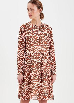 Брендовое лёгкое платье трапеция