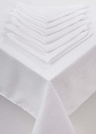 Комплект столовий білий едельвіка ретро в асортименті