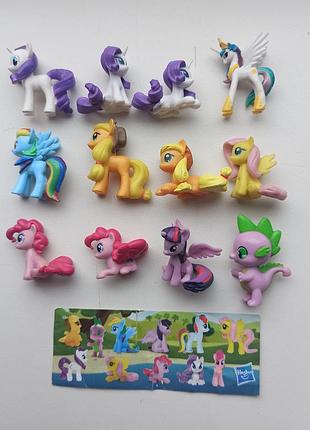 Май лет пони, коллекция фигурок сюрпрайс дринк, киндер