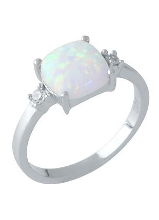 Серебряное кольцо с опалом 1.074ct (17/17.5 см размеры) 1960561