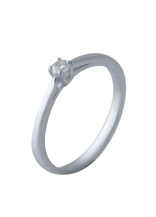 Серебряное кольцо с фианитами (18см размер) 2035503