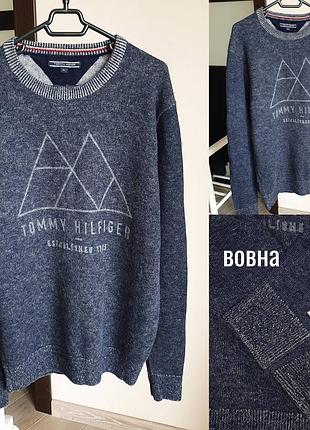 Вовняний світер джемпер пуловер tommy hilfiger