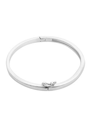 Срібний браслет без каменів (18 см розмір) 2149668