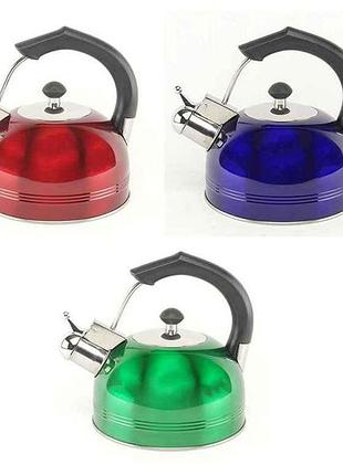 Чайник 2,5л 1332-wk mix тм а-плюс
