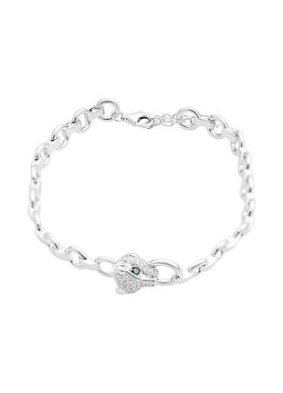 Серебряный браслет с фианитами (17-20см размер) 660001909
