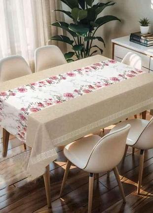 Скатерть пвх на тканевой основе прованс pw363-r1401-1rw 1,37*1м тм dariana