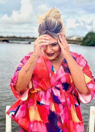 Блуза принтованная рубашка стильная блуза блузка