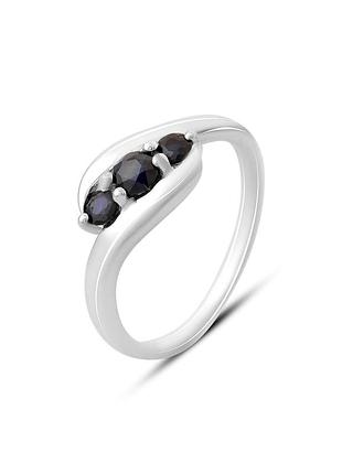 Серебряное кольцо с натуральным сапфиром 0.683ct (17см размер) 2168829