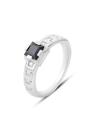 Серебряное кольцо с натуральным сапфиром 0.75ct (17.5см размер) 2168768