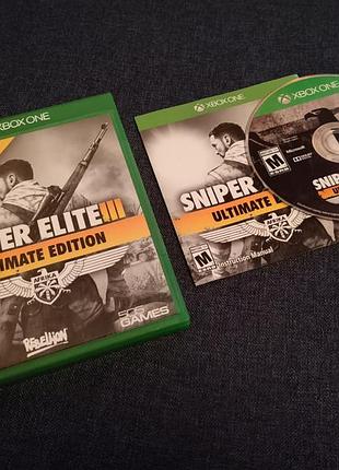 Диск sniper elite iii ultimate edition (xbox one)