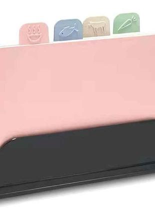 Доска разделочная 30x20см пластик, набор 4шт 4843 тм china