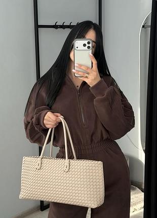 Сумка плетена zara