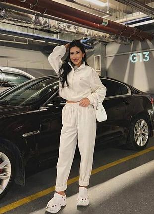 Жіночий спортивний повсякденний велюровий костюм двійка штани та кофта